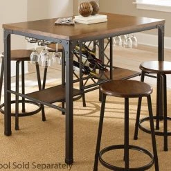 Steve Silver Rebecca Counter Table In Metal Finish RB480PT -CHAMPRO shop 4eb1e3b600b44be2 5546 w800 h800 b0 p0