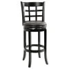 Boraam Industries, Inc. 29" Kyoto Swivel Stool, Black