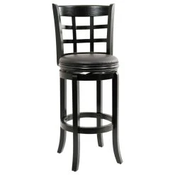 Boraam Industries, Inc. 29" Kyoto Swivel Stool, Black