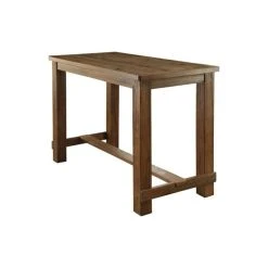 Furniture Of America E-Commerce By Enitial Lab Furniture Of America Sinuata Rustic Wood Rectangle Pub Table In Natural Tone