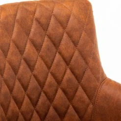 Duhome Elegant Lifestyle 1 X Diamond Stitched Height Adjustable Leathaire Bar Stool, Yellowish-Brown -CHAMPRO shop 53519a8400581479 2397 w800 h800 b0 p0