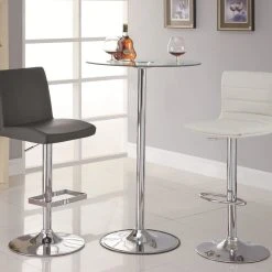 Coaster Home Furnishings Coaster 42" Transitioning LED Bar Table With Chrome Base -CHAMPRO shop 5451833508e7a99a 1305 w800 h800 b0 p0