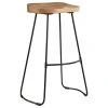 Madeleine Home Inc. Rombass Saddle Seat Bar Stool, Natural