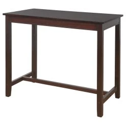 Linon Home Decor Products Linon Claridge 36" Wood Counter Height Pub Table In Walnut