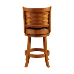 Boraam Industries, Inc. Boraam Sumatra Rubberwood Swivel Stool With Oak Finish 41024 -CHAMPRO shop 58d10c39020a8761 4028 w800 h800 b1 p0