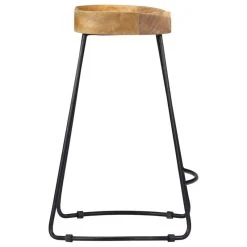 Vida XL International B.V. VidaXL 2x Solid Mango Wood Gavin Bar Stools Dining Chairs Set Bistro Furniture 14 Vida XL International B.V. VidaXL 2x Solid Mango Wood Gavin Bar Stools Dining Chairs Set Bistro Furniture -CHAMPRO shop 5a3140070fc5f7ee 1626 w800 h800 b1 p0