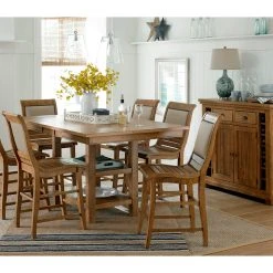 Progressive Furniture Willow Rectangular Counter Height Table, Distressed Pine -CHAMPRO shop 5d31604109396355 9331 w800 h800 b0 p0