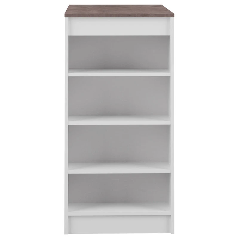 Symbiosis Aravis Dining Bar Table, White, Concrete 4 Symbiosis Aravis Dining Bar Table, White, Concrete - Image 4