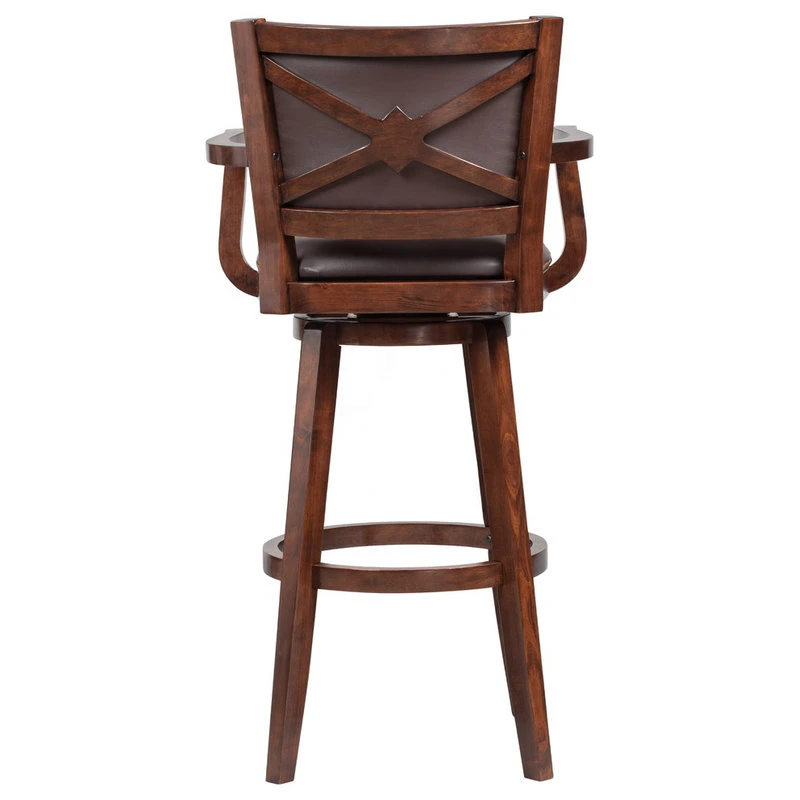 Boraam Industries, Inc. Broadmoor Swivel Stool, Cappuccino, 36" 3 Boraam Industries, Inc. Broadmoor Swivel Stool, Cappuccino, 36" - Image 3