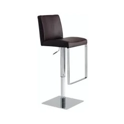 Nuevo Matteo Leather Adjustable Stool, White -CHAMPRO shop 63616a0803ec24a4 3977 w800 h800 b1 p0