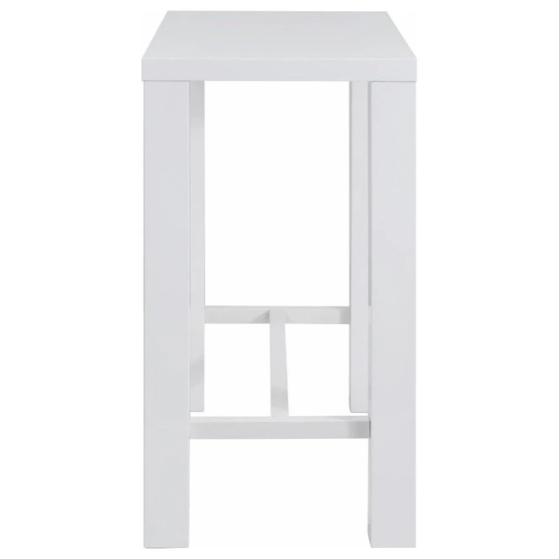 Euro Style Abby Bar Table Top, High Gloss White 3 Euro Style Abby Bar Table Top, High Gloss White - Image 3