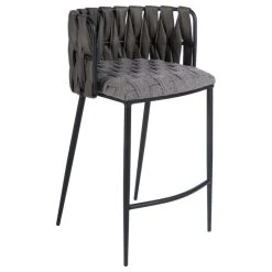 Statements By J Milano Counter Chair, Gray