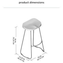 Madeleine Home Inc. Rombass Saddle Seat Bar Stool, Natural 20 Madeleine Home Inc. Rombass Saddle Seat Bar Stool, Natural -CHAMPRO shop 68417eac03299ddd 7293 w800 h800 b1 p0