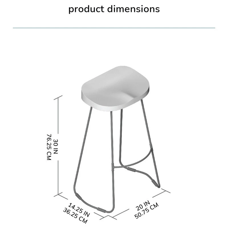 Madeleine Home Inc. Rombass Saddle Seat Bar Stool, Natural 5 Madeleine Home Inc. Rombass Saddle Seat Bar Stool, Natural - Image 5
