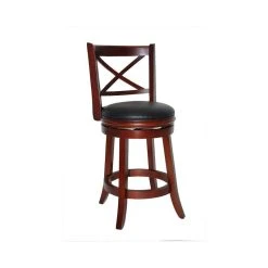 Boraam Industries, Inc. 24" Georgia Swivel Stool, Cherry -CHAMPRO shop 6a91cd7a08e4ea6e 9008 w800 h800 b0 p0