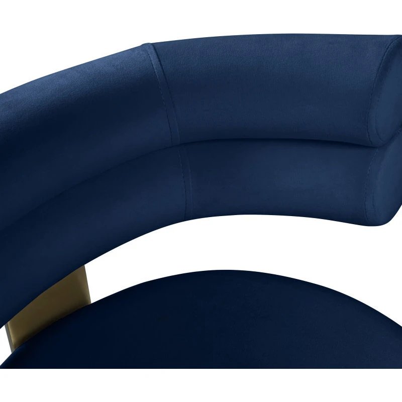 Meridian Furniture Fitzroy Velvet Upholstered Counter Height Stool, Set Of 2 7 Meridian Furniture Fitzroy Velvet Upholstered Counter Height Stool, Set Of 2 - Image 7