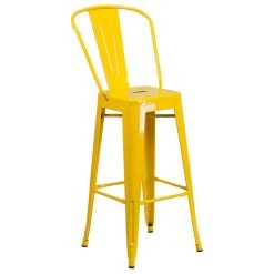 Flash Furniture Yellow Metal Indoor-Outdoor Bar Table Set With 2 Barstools -CHAMPRO shop 6ba142f00193b483 7324 w800 h800 b1 p0
