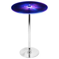 LumiSource Spyra Light Up Adjustable Bar Table