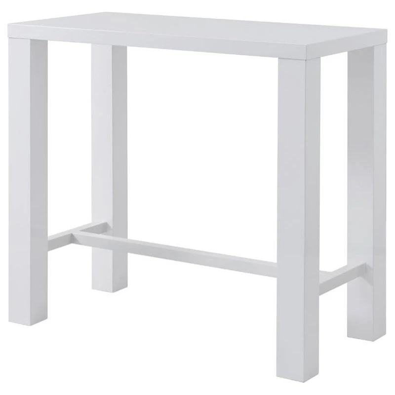 Euro Style Abby Bar Table Top, High Gloss White 2 Euro Style Abby Bar Table Top, High Gloss White - Image 2