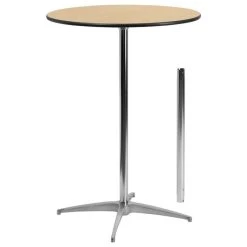 Flash Furniture Round Wood Cocktail Table