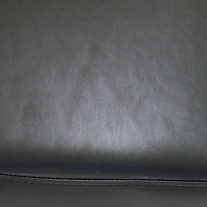 GDFStudio GDF Studio Chantal Backless Leather Stools, Set Of 2, Black, Counter Height: 26" 3 GDFStudio GDF Studio Chantal Backless Leather Stools, Set Of 2, Black, Counter Height: 26" - Image 3