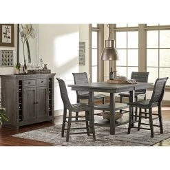 Progressive Furniture Willow Rectangular Counter Table, Distressed Dark Gray 6 Progressive Furniture Willow Rectangular Counter Table, Distressed Dark Gray -CHAMPRO shop 74f1904109396406 2298 w800 h800 b0 p0