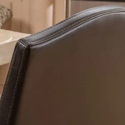 GDFStudio GDF Studio Auburn Brown Leather Backed Bar Stools, Set Of 2 -CHAMPRO shop 75a1d8f80f93155a 5885 w800 h800 b0 p0