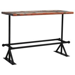 Vida XL International B.V. VidaXL Bar Table Solid Reclaimed Wood Multicolor Kitchen Dining Room Table 17 Vida XL International B.V. VidaXL Bar Table Solid Reclaimed Wood Multicolor Kitchen Dining Room Table -CHAMPRO shop 7711ce1e00ab15aa 0025 w800 h800 b1 p0