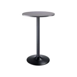 Winsome Tarah Pub Table, Black And Slate Gray