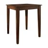 Crosley Tapered Leg Pub Table, Vintage Mahogany Finish.
