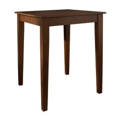 Crosley Tapered Leg Pub Table, Vintage Mahogany Finish.
