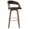 Armen Living Shelly Swivel Bar Stool, 30"