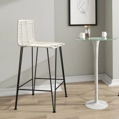 Madeleine Home Inc. Odette Bar Stool, Ivory 21 Madeleine Home Inc. Odette Bar Stool, Ivory -CHAMPRO shop 7e91d7a002baf45f 9701 w800 h800 b0 p0