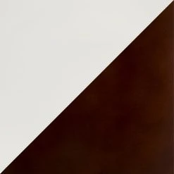 Lumisource Grotto Counter Stools With Swivels, Set Of 2, Cherry Wood, White, Pu, Chrome -CHAMPRO shop 80015dfb0d0bf1ff 2686 w800 h800 b0 p0