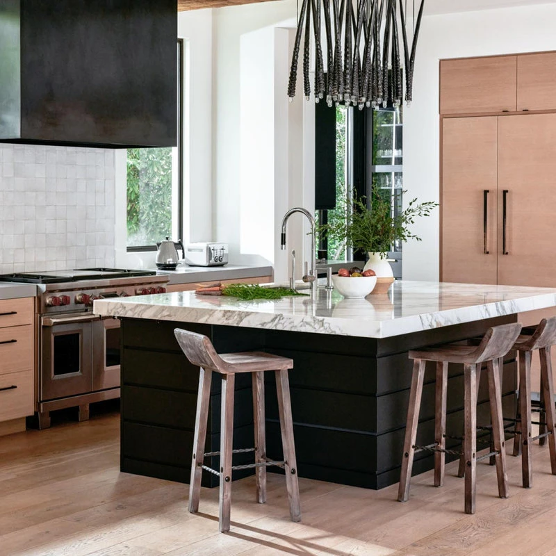 Kosas Home Reagan Low Back Stool, Rustic Brown, Counter Stool 2 Kosas Home Reagan Low Back Stool, Rustic Brown, Counter Stool - Image 2