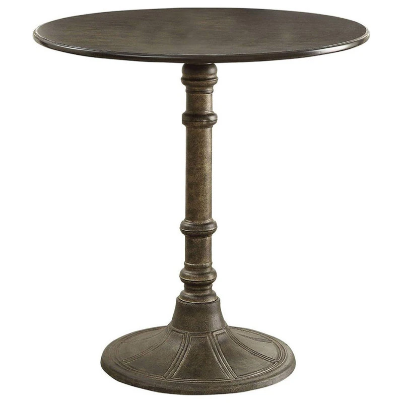 Simple Relax Round Bistro Table, Bronze 1 Simple Relax Round Bistro Table, Bronze