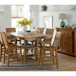 Progressive Furniture Willow Rectangular Counter Height Table, Distressed Pine -CHAMPRO shop 8601b7da09396351 9331 w800 h800 b0 p0