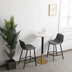 Elegant Furniture & Lighting Roxie 23" Pub Table, White 9 Elegant Furniture & Lighting Roxie 23" Pub Table, White -CHAMPRO shop 8611250f009592fd 9071 w800 h800 b0 p0