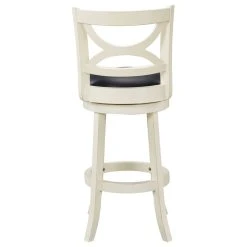Boraam Industries, Inc. Florence Swivel Bar Stool, Distressed Ivory -CHAMPRO shop 8751b4350e79087f 2464 w800 h800 b1 p0