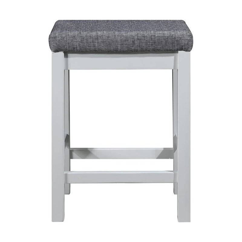 Domain Industries Inc. Lexicon Connected 4 Piece Wood Counter Height Dining Set In White 5 Domain Industries Inc. Lexicon Connected 4 Piece Wood Counter Height Dining Set In White - Image 5