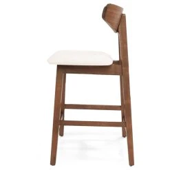 GDFStudio Sunapee Fabric Upholstered Wood Counter Stools, Set Of 2, Light Beige/Walnut -CHAMPRO shop 8ee14dbd0221ab1d 7720 w800 h800 b1 p0