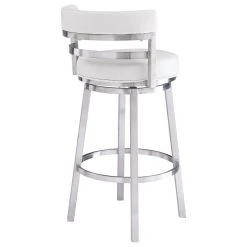 Armen Living Madrid Swivel Stool, White, 26" 9 Armen Living Madrid Swivel Stool, White, 26" -CHAMPRO shop 90a17c490dc1bfb5 8243 w800 h800 b1 p0