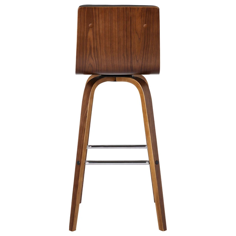 Armen Living Vienna Contemporary Swivel Bar Stool, Bar Height, Gray 2 Armen Living Vienna Contemporary Swivel Bar Stool, Bar Height, Gray - Image 2