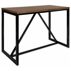 Uniek Kaya Counter Height Pub Table, Rustic Brown