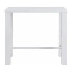 Euro Style Abby Bar Table Top, High Gloss White