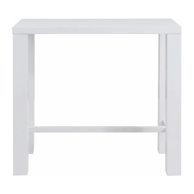 Euro Style Abby Bar Table Top, High Gloss White 1 Euro Style Abby Bar Table Top, High Gloss White