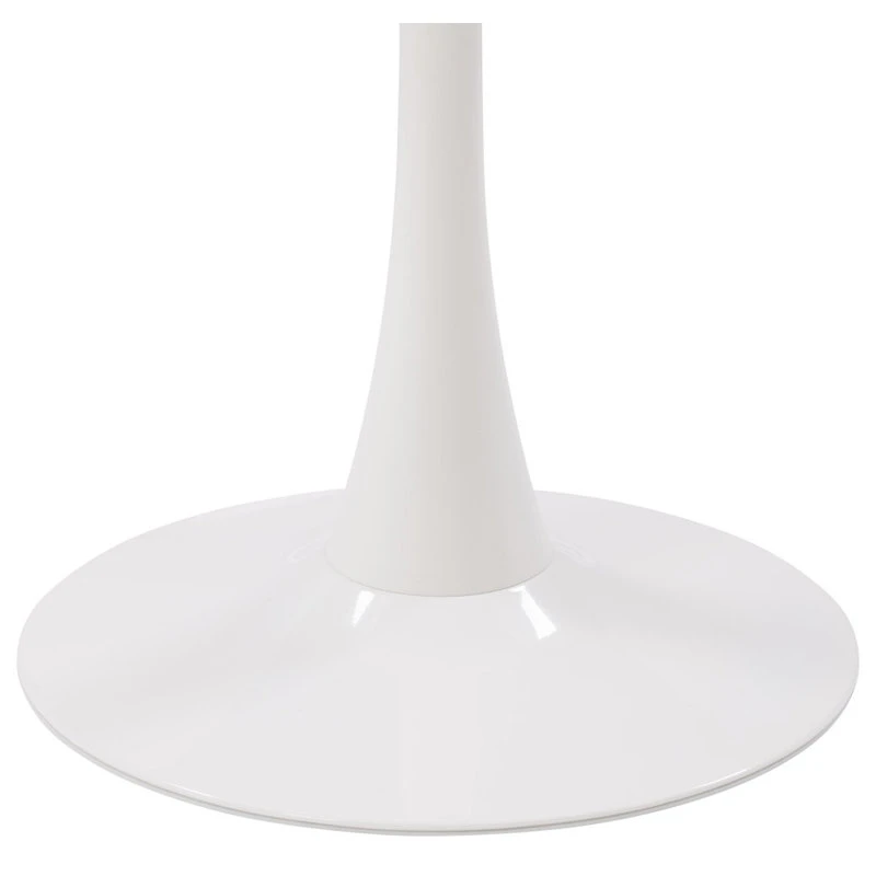 CorLiving Distribution LLC CorLiving Ivo White Marble Top Pedestal Bistro Table 7 CorLiving Distribution LLC CorLiving Ivo White Marble Top Pedestal Bistro Table - Image 7