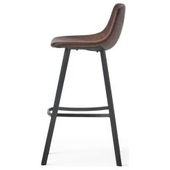 GDFStudio GDF Studio Rex Faux Snake Leather Brown Bar Stools, Set Of 2, Snake Skin Brown -CHAMPRO shop 9881f1ce02eb7a8f 5899 w800 h800 b1 p0