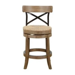 Boraam Industries, Inc. 24" Myrtle Counter Stool, Wire-Brush