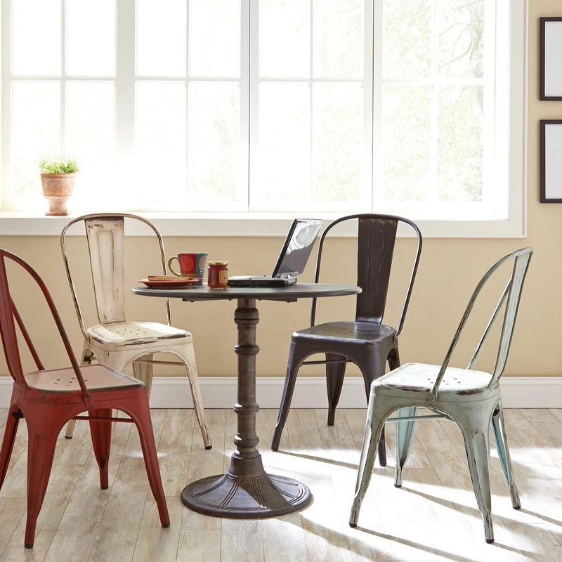 Simple Relax Round Bistro Table, Bronze 4 Simple Relax Round Bistro Table, Bronze - Image 4